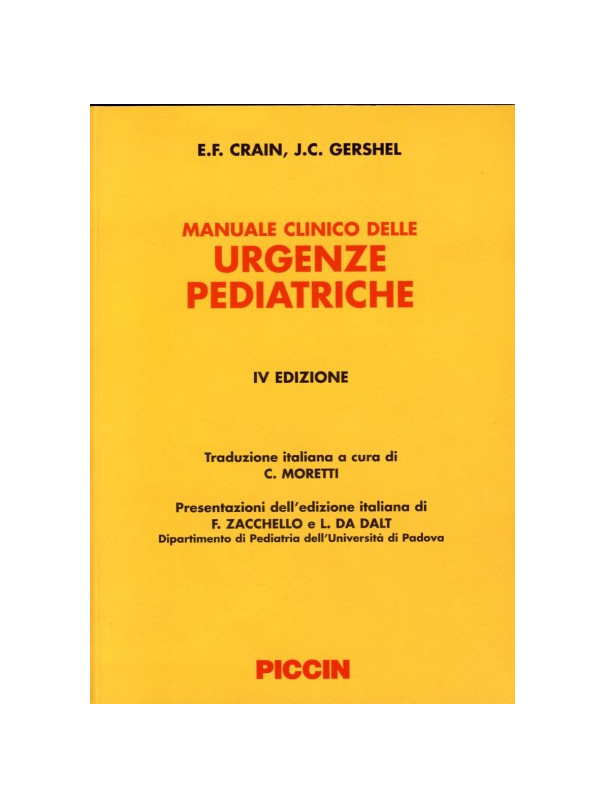 Manuale clinico delle Urgenze Pediatriche