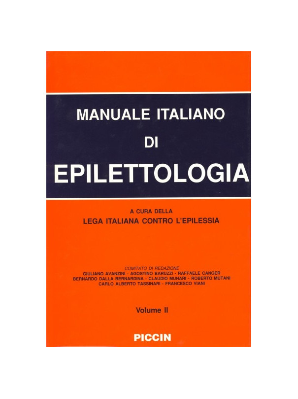 Manuale italiano di epilettologia (2 voll.)