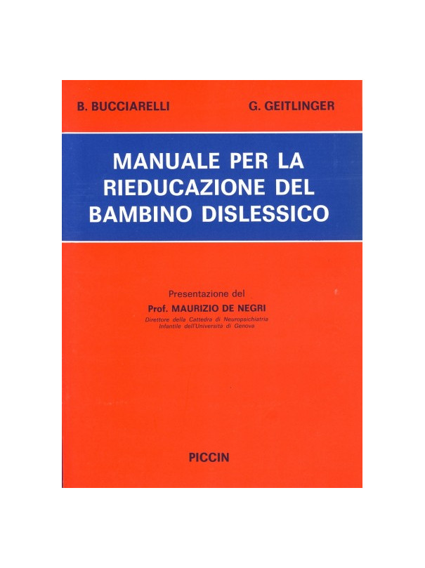 Manuale per la Rieducazione del Bambino Dislessico