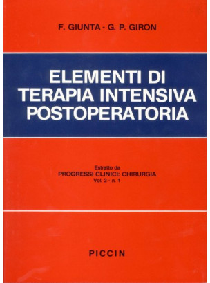 Elementi di Terapia Intensiva Postoperatoria