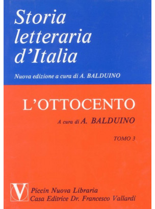 Storia Letteraria d'Italia - L'Ottocento