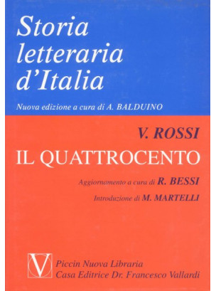 Storia Letteraria d'Italia - Il Quattrocento