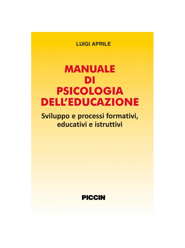 Manuale di Psicologia dell'Educazione