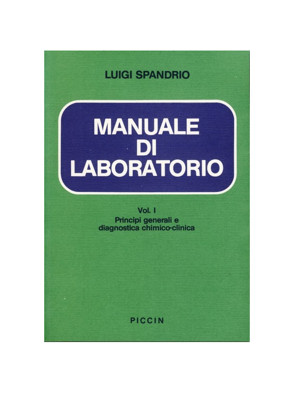 Manuale di laboratorio - vol 1