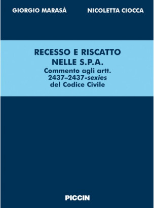 Recesso e riscatto nelle S.p.a.