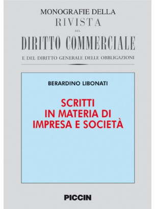 Scritti in materia di impresa e società