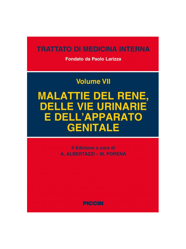 Malattie del rene, delle vie urinarie e dell'apparato genitale VOL. VII