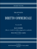 Trattato di Diritto Commerciale