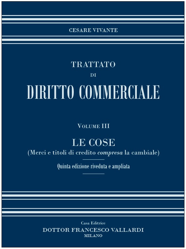 Trattato di Diritto Commerciale