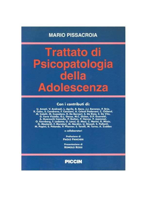 Trattato di Psicopatologia dell' Adolescenza