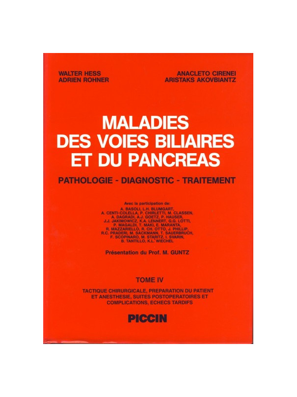 MALADIES DES VOIES BILIAIRES ET DU PANCREAS