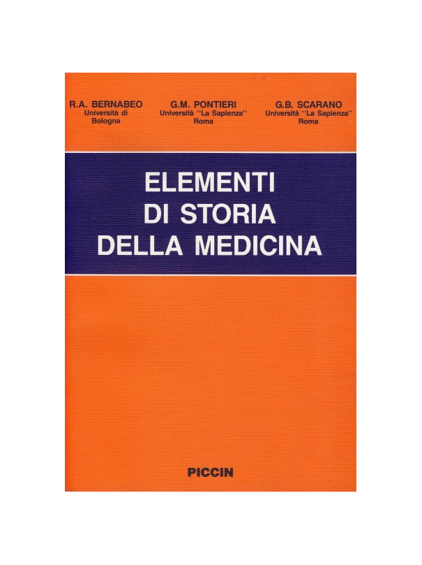 Elementi di Storia della Medicina