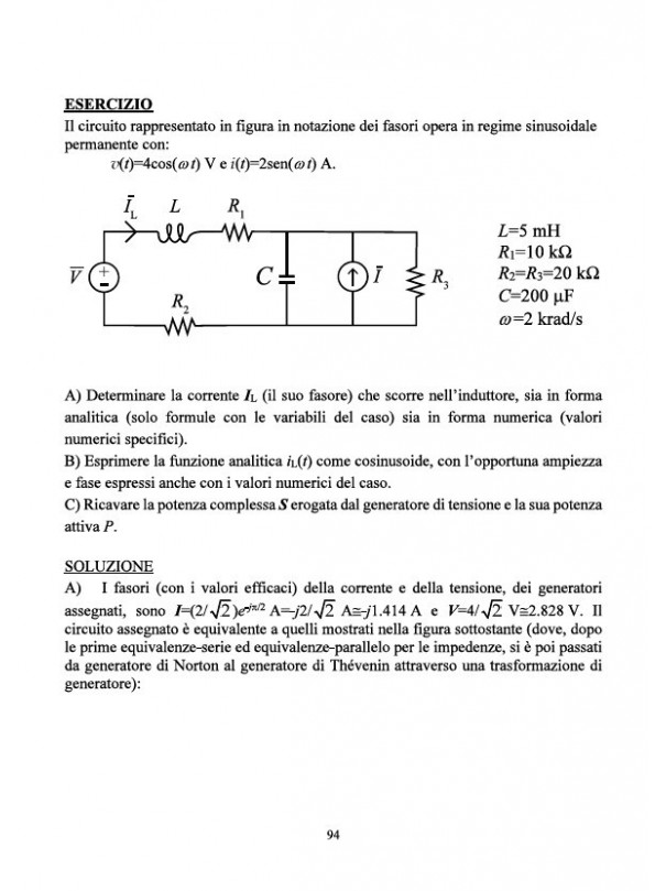 Problemi risolti di Circuiti e Misure Elettroniche