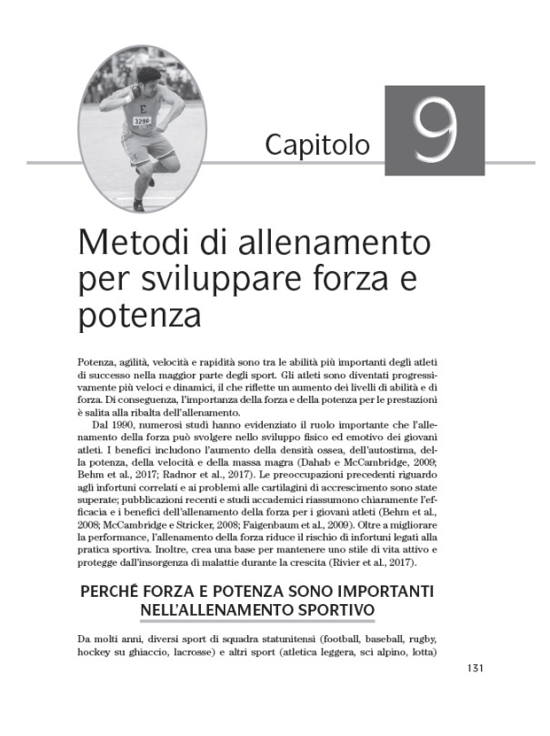 Allenamento e preparazione fisica dei giovani atleti