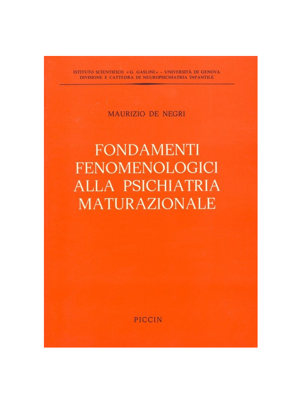 Fondamenti Fenomenologici della Psichiatria Maturazionale